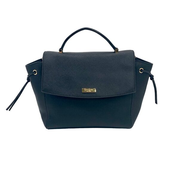 kate spade Handbags - Kate Spade Laurel Way Black Saffiano Leather Lilah Crossbody Satchel